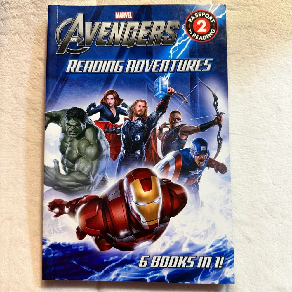 ⭐️2/$12⭐️ The Avengers Reading Adventures (Passport to Reading Level 2)